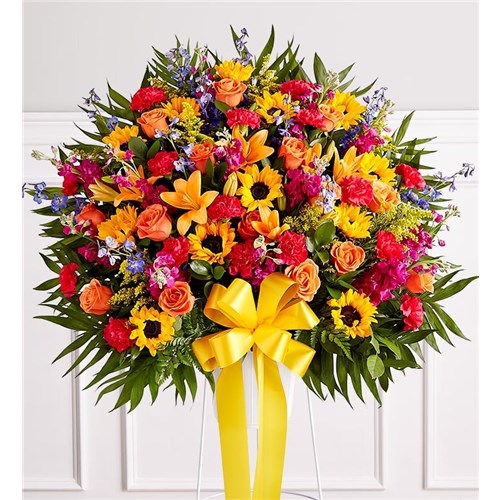Heartfelt Sympathies™ Standing Basket | Orlando, FL